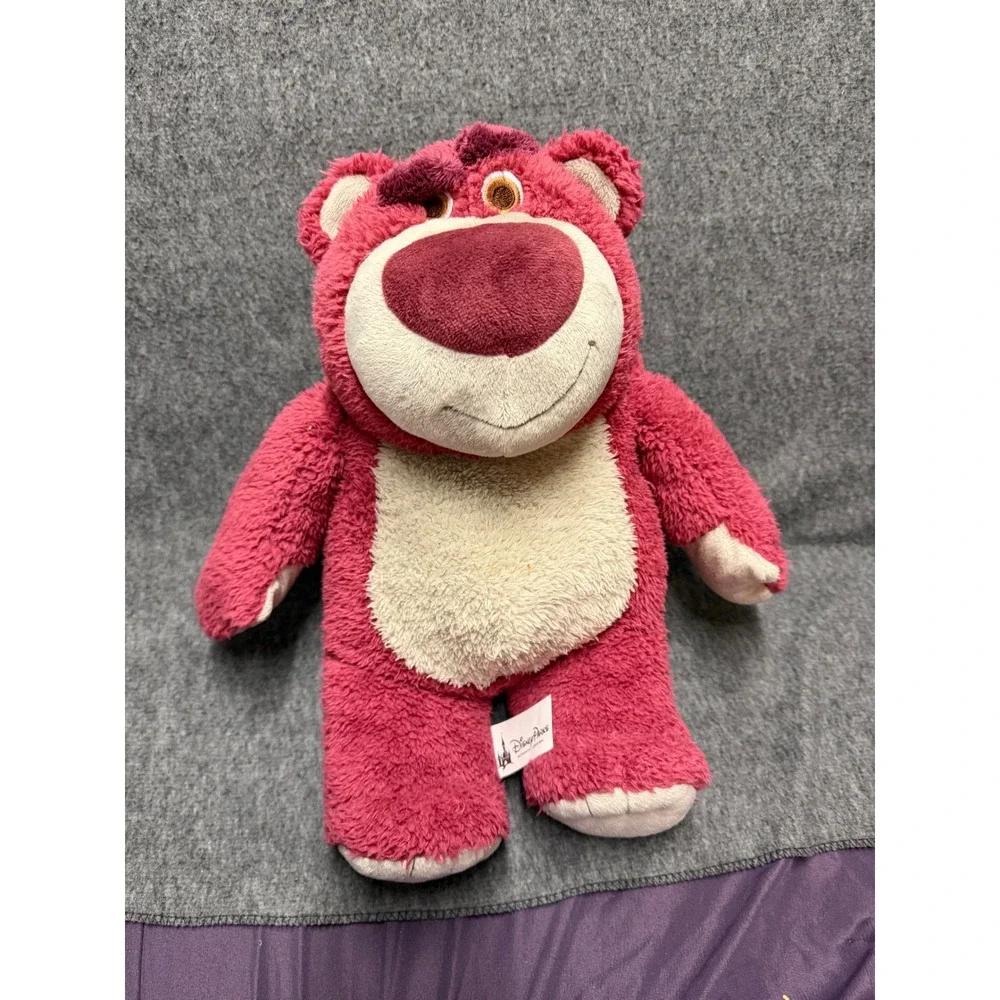 Disney Parks Toy Story 3 Lotso Huggin Bear Plush Pink Strawberry Scented 15 inch